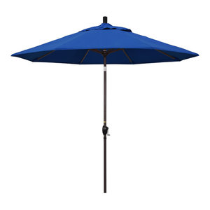 Abba Patio 9 Table Umbrella With Push Button Tilt And Crank Contemporary Outdoor Umbrellas By Appearances International