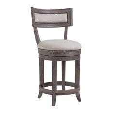 Artistica Home - Artistica Home Apertif Swivel Counter Stool, Grigio - Bar Stools and Counter Stools