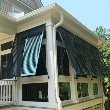 Sunroom with Hurricane Shutters - Mount Pleasant, SC