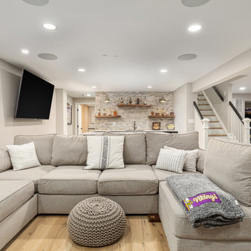 Carpers Farm Basement Renovation in Vienna, Virginia