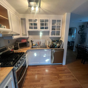 Bright White Traditional Kitchen Refresh