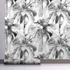 GW2202 Grace & Gardenia Watercolor Palms Peel and Stick Wallpaper Roll 20.5