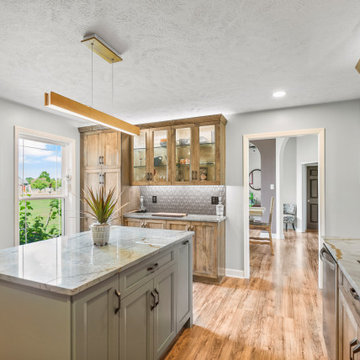 Stunning Transitional Kitchen Remodel Done With New Cabinets