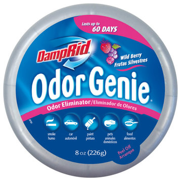 Damp Rid FG69H Genie Odor Eliminator, Wild Berry Scent, 8 Oz