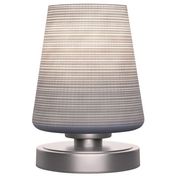 Luna 1-Light Table Lamp, Graphite/Gray Matrix