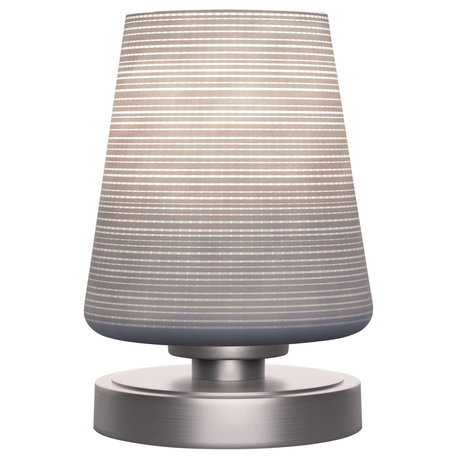 Luna 1-Light Table Lamp, Graphite/Gray Matrix