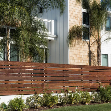 Ipe Fencing in the hills of Tarzana
