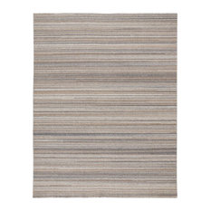 Feizy 8018FBRN Keaton Hand Woven Brown / Gray Area Rug - 4' X 6' Rectangle