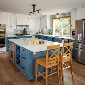 Crafted Blue Kitchen & Addition