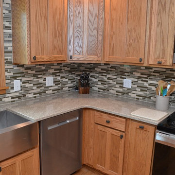 Goodland, IN. Haas Signature Collection Oak Honey Kitchen.