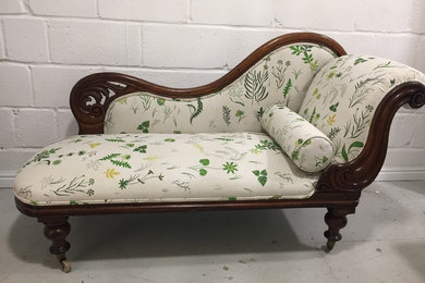 Traditional Victorian chaise longue