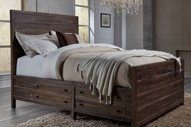 Mountain style bedroom photo in Los Angeles