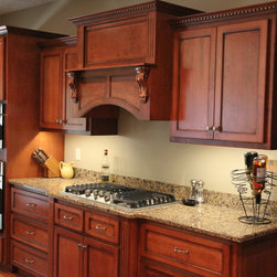 Kitchen cabinetry using maple wood - Range Hoods And Vents