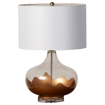 Golden Dunes Glass Table Lamp, Set of 2