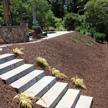 New Britain Patio, Fireplace and Steps