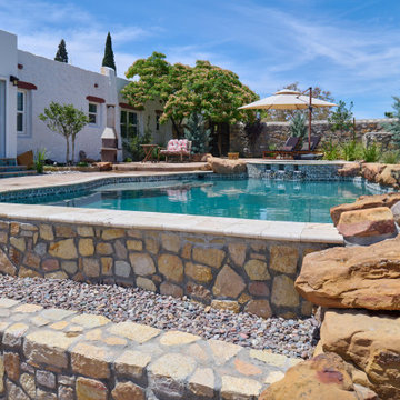 Hillside Backyard Renovation El Paso