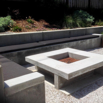 Built-in Concrete Sectional Cushions