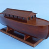 Noah's Ark 14'', Handcrafted Model Ship, Religious Ship Replica, Wooden Noah