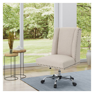 Bagnold Home Office Microfiber Desk Chair  Home office chairs, Tufted office  chair, Home office furniture