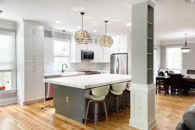 Kitchen - coastal kitchen idea in Charleston