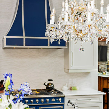 Blue and White Farmhouse