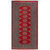 ALRUG Handmade Deep Red Oriental  Jaldar Rug, 3'2"x5'9"