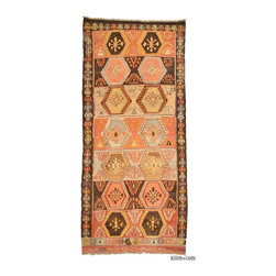 Vintage Sivas Kilim Rug - Rugs