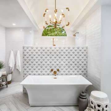 Stunning Spa Style Bath Design in Gainesville
