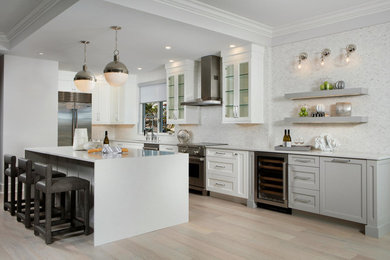 Inspiration for a transitional kitchen remodel in Other