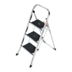 Hailo K30 Step Stool, Aluminum, 3 Step