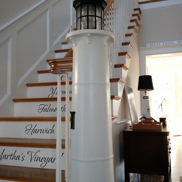 Chatham Light Replica & Spare, simple lighthouse