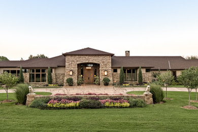 Inspiration for a traditional house exterior in Oklahoma City.