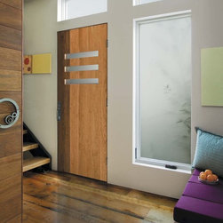 Jeld-Wen W03H Walnut-Cherry Door Chappo-Clear Finish - Interior Doors