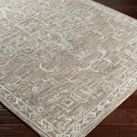 Shelby Traditional Camel, Aqua Area Rug, 7'x9' - Mediterranean - Area ...