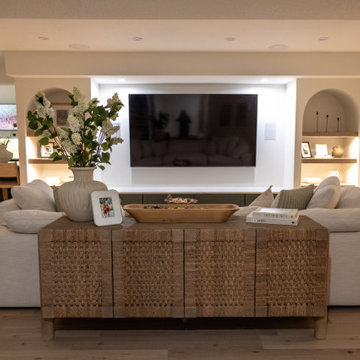 Luxury Basement Remodel with Custom Bar, Wine Display & Wellness Retreat