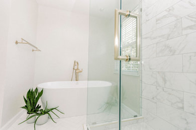 Bathroom - transitional bathroom idea in Charlotte