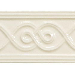Tuileries Germaine Border in Pastis - Tile