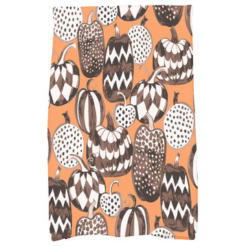 Pumpkins Galore 18"x30" Orange Halloween Print Kitchen Towel