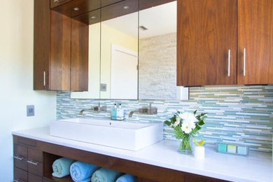 Bathroom - modern bathroom idea in Austin