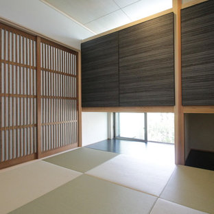 他の地域のモダンスタイルのおしゃれなホームオフィス・仕事部屋 (畳) の写真