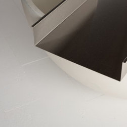 Solus Decor Scupper Water Feature Available in a Range of Colours - Outdoor Fountains And Ponds