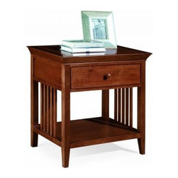 American Drew 181-400C Drawer Night Stand - Cherry Sterling Pointe - Nightstands And Bedside Tables
