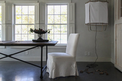 Inspiration for a country dining room remodel in Burlington