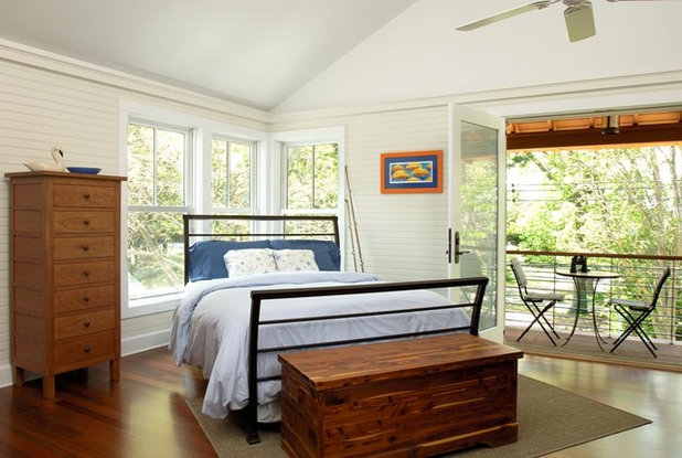 Beach Style Bedroom by Richard Bubnowski Design LLC