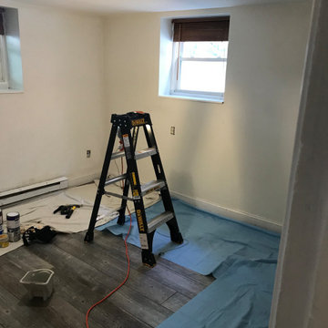 Fanuel St Brighton MA 2 bed room 1 bath basement apartment completed in a week.