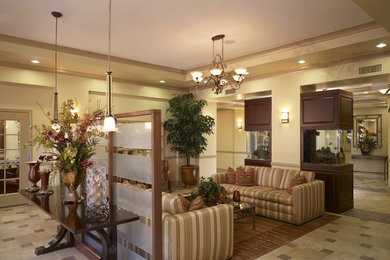 Example of a trendy hallway design in Los Angeles