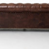 95" L Baldovi Sofa Cigar Top grain Leather Solid Ash Iron Antique Oak