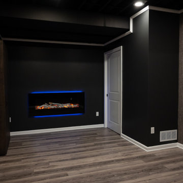 Finished Basement with Bar, Bathroom, Gym and Secret Room in Ann Arbor, MI