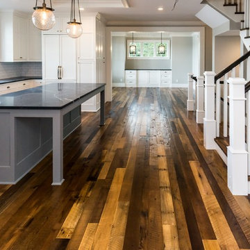 Wraparound porch and reclaimed barn wood