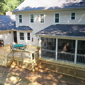 South Charlotte Treated Lumber Deck